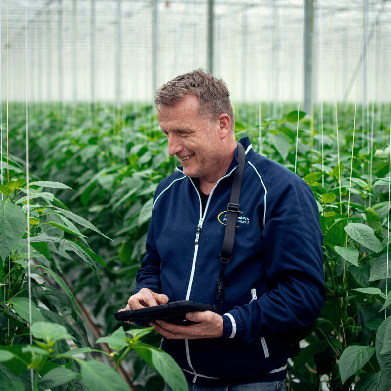 c zwinkels grower with his plants